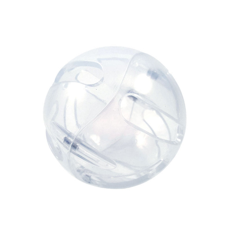 For Treat Parrots Birds Ball Toys Food Feeder Cage Hanging Bell Foraging RFR