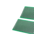 Double Side 5x7cm Printed Circuit PCB Vero Prototyping Track Strip Board H FEE