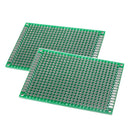 Double Side 5x7cm Printed Circuit PCB Vero Prototyping Track Strip Board H FEE