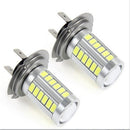 2 X H7 5630 33 LED Fog DRL Driving Car Head Light Lamp Bulbs White Super  BEA