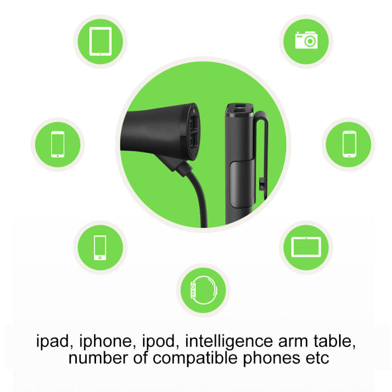 Universal In Car Phone Charger  Socket Adapter 4 USB Port Multi Function