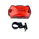 Bike 5 LED Lamp Light Rear Flashing Cycling Bicycle Tail Safety Warning NOK
