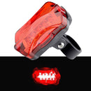 Bike 5 LED Lamp Light Rear Flashing Cycling Bicycle Tail Safety Warning NOK