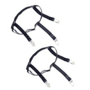 2pcs Men Shirt Stay Holder Clip Elastic Garter Belt Sock Non-slip Locking