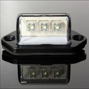 1x Waterproof 12V 3 LED License Plate Light Car Boat Truck Trailer Ste NAU