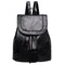 Women & Girl Tassel Shoulder Bag Faux Leather Backpack Travel Backpack B RKA