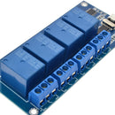 5V 4-Channel Relay Board Module Optocoupler LED for Arduino PiC ARM AVR A UQB