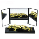 Foldable Makeup Mirror Automoble Car Interior Sun Visor Portable Lighte VUN