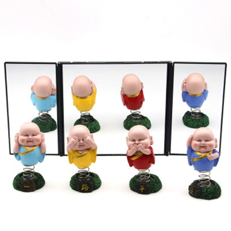 Foldable Makeup Mirror Automoble Car Interior Sun Visor Portable Lighte VUN