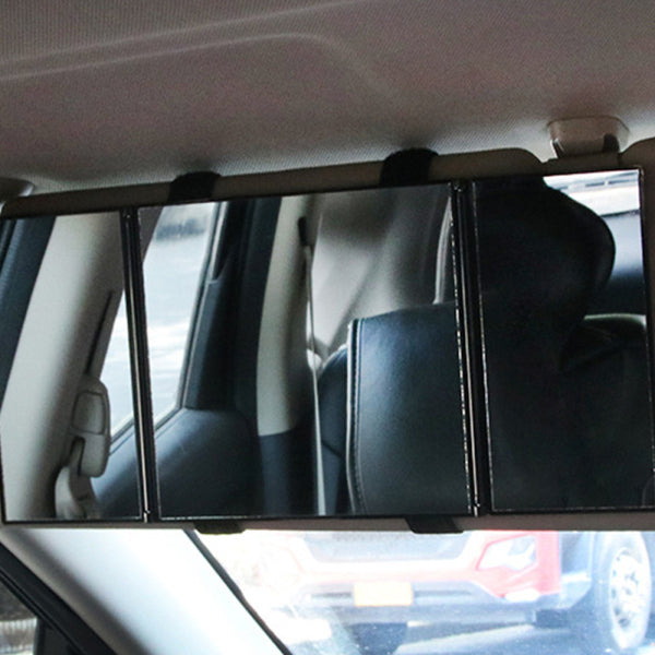 Foldable Makeup Mirror Automoble Car Interior Sun Visor Portable Lighte VUN