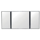 Foldable Makeup Mirror Automoble Car Interior Sun Visor Portable Lighte VUN