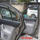 8m Large D-Type Car Door Weather Seal Hollow Strip Rubber Trim Weatherstrip YAY
