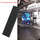 Aluminum Alloy Cooling Heatsink Heat Sink with Thermal Pad for PCIe NVMe BQP