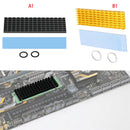 Aluminum Alloy Cooling Heatsink Heat Sink with Thermal Pad for PCIe NVMe BQP