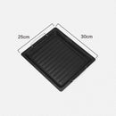 Kitchen Non-Stick Cooking Grill Pan Frying Pan Aluminum Alloy BBQ Grill Pan MLU