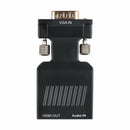 For HDMI Female to VGA Male Converter 1080P HD Small Lead Line Conversion PXJ