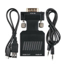 For HDMI Female to VGA Male Converter 1080P HD Small Lead Line Conversion PXJ