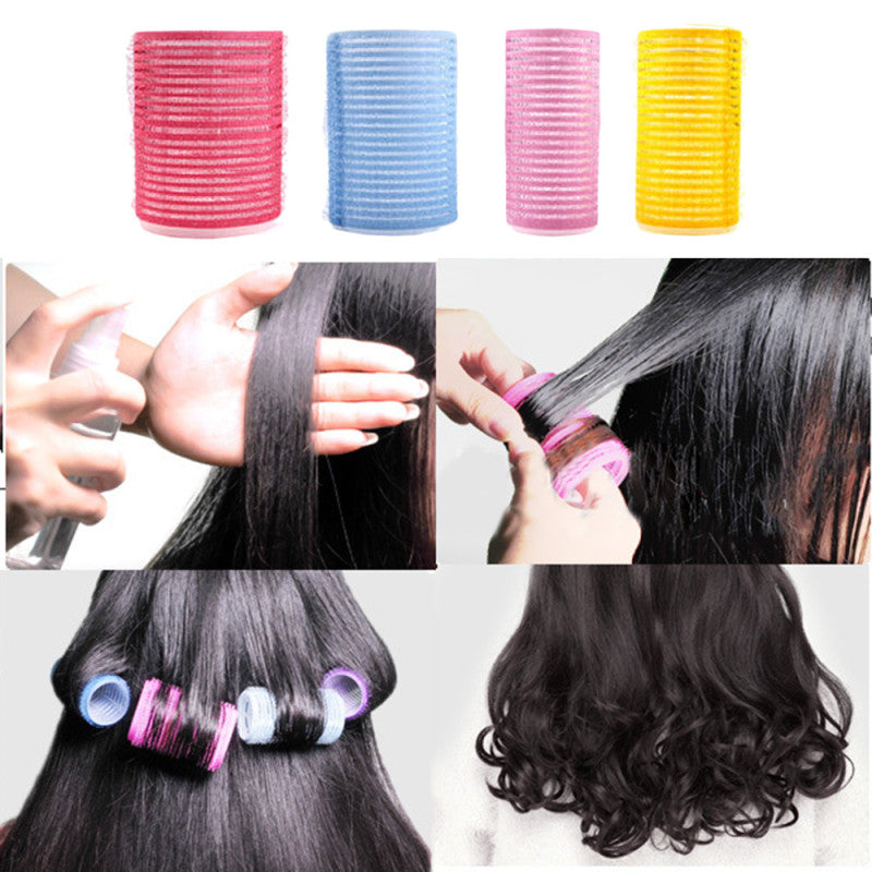 High New 6pcs-Large Hair Salon Rollers Curlers Tools Hairdressing tool