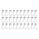 Stainless Steel Fishing Hook Fishhooks Accessories White Extra Long Shank 30x f