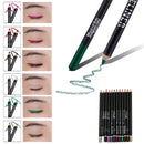 Professional Eye Shadow Lip Liner Eyeliner Pen Pencil Makeup 1 Set 12 Col VCD