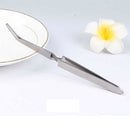 1pcs Tweezers Bent Tip Cross Locking Degree Curved Tip Cross Lock Stainless BWW