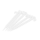 5x Plastic Tent Stakes Pegs Awing Ground Nails Screw Anchor Outdoor Camping CIK