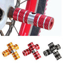 1 Pair Axle Foot Pegs Stunt Pedal Axle Pedal Aluminum Alloy Foot Pegs THF