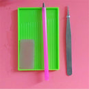Tool 5D Painting Diamond Stitch Pen + Glue+ Tray + Tweezers for Rhinestone QUR