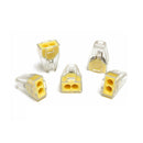 50PCS 2 Pin Wiring Connector Terminal Quick Concatenate PCT Wire Reusable GFT