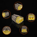50PCS 2 Pin Wiring Connector Terminal Quick Concatenate PCT Wire Reusab BKY