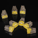 50PCS 2 Pin Wiring Connector Terminal Quick Concatenate PCT Wire Reusab BKY