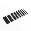 560x Heat Shrink Wire Wrap Assortment Tubing Tube Sleeve Kit 40mm Black MEN HZK