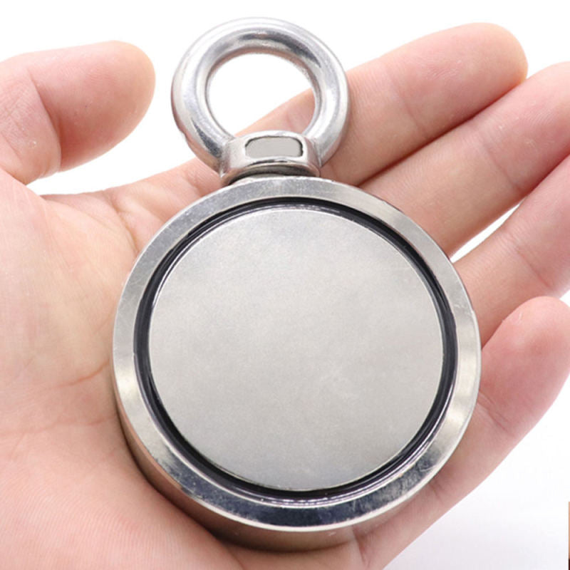 Neodymium Fishing Magnet Pulling Force Round Double Sided Super Strong 1 pc