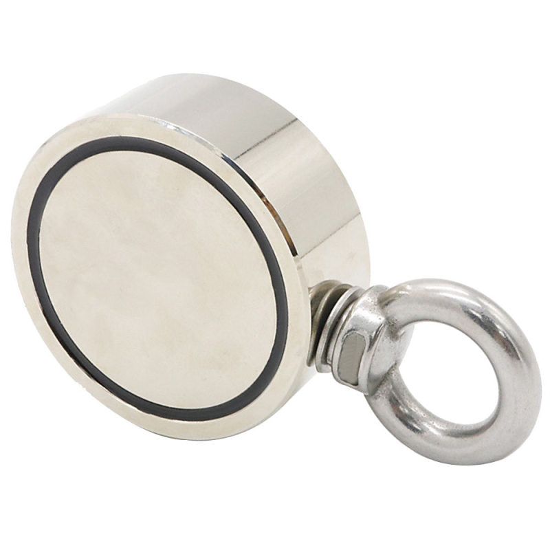 Neodymium Fishing Magnet Pulling Force Round Double Sided Super Strong 1 pc