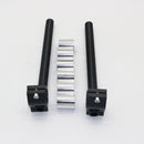 Adjustable NEW Black Clip-on Handlebar For Cafe Racer Fork Tube Universal CVV
