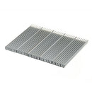 100x25x10mm Aluminum Heat Sink Cooling LED Power IC Transistor For Compu NUR