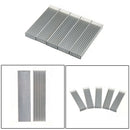 100x25x10mm Aluminum Heat Sink Cooling LED Power IC Transistor For Compu NUR