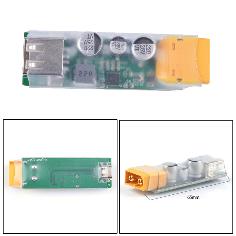 XT60 Plug to USB Charger Converter Module Adapter 3S-6S Lithium Lipo B PMW VFY
