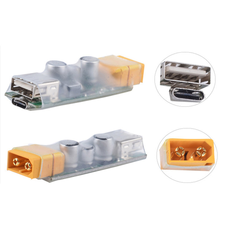 XT60 Plug to USB Charger Converter Module Adapter 3S-6S Lithium Lipo B PMW VFY