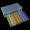 28 Slots Manicure Grid Diamond Box Plastic Case Jewelry Storage Container VTA