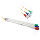 6PCS Set Acrylic Nail Art Pen Brush Painted Supplies Drawing Manicure Tools UAR