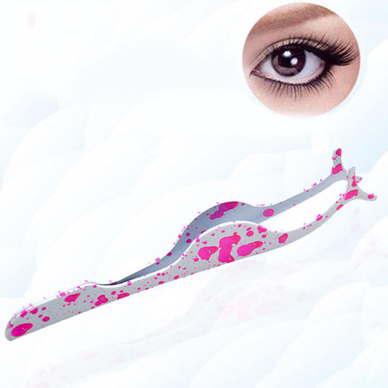 3 Colors FALSE EYELASH APPLICATOR TWEEZER COSMETIC TOOL CLIP EYE LASHE WWB DAH