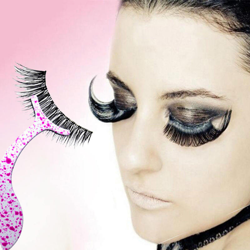 3 Colors FALSE EYELASH APPLICATOR TWEEZER COSMETIC TOOL CLIP EYE LASHE WWB DAH
