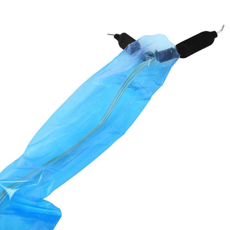 100 Pcs Blue Tattoo Clip Cord Sleeves Disposable Plastic Cover Machine Ba ECZ