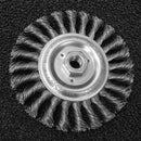 Twist Knot Flat Round Wire Wheel Brush Set Kit For Angle Grinder 4pcs 100 MOQ