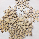Wooden Christmas Decorations Christmas Tree Ornaments Sets of 2 DTG LMA