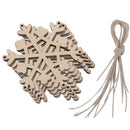 Wooden Christmas Decorations Christmas Tree Ornaments Sets of 2 DTG LMA