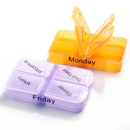 7 Day Multi Case Medicine Weekly Storage Pill Tablet Sorter Box Organiz FIR WLT