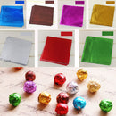 100pcs/Set Square Foil Wrappers for Chocolates Sweets Candy 100mm x 100mm KYW
