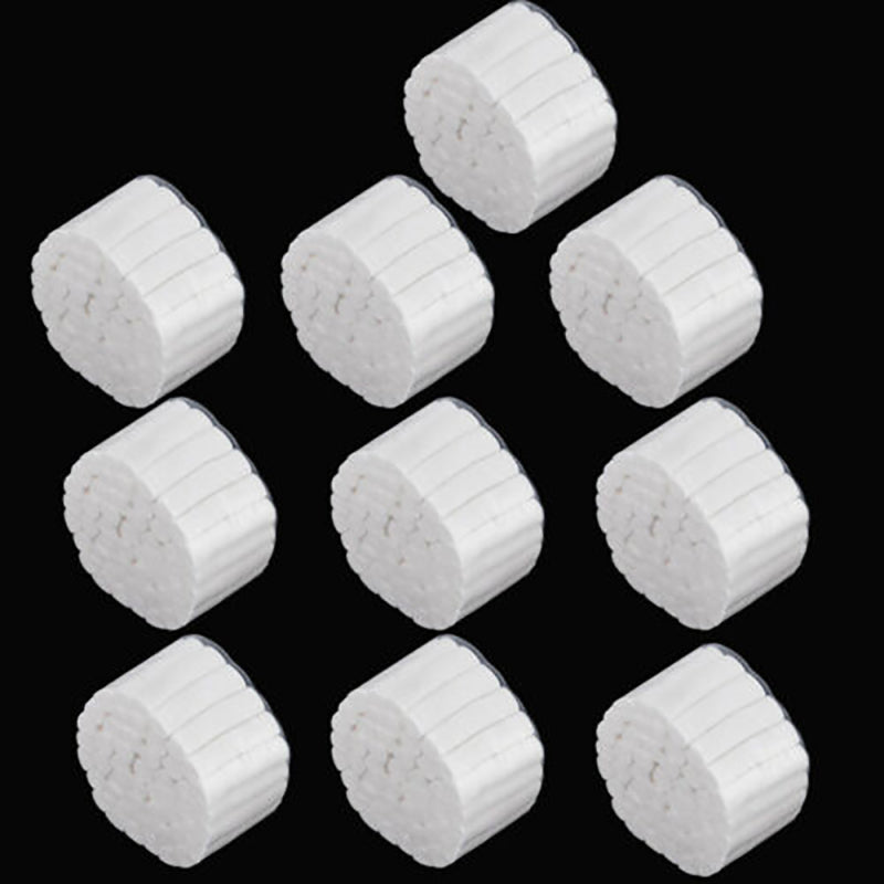 500X Dental Hemostatic medical cotton swab Cotton lap roll box dental mate UNY